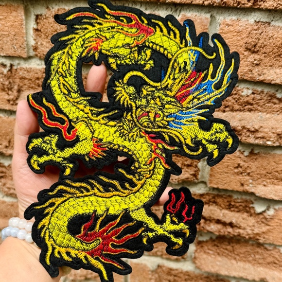 Large Dragon Iron on Patch - Picture 3 of 7